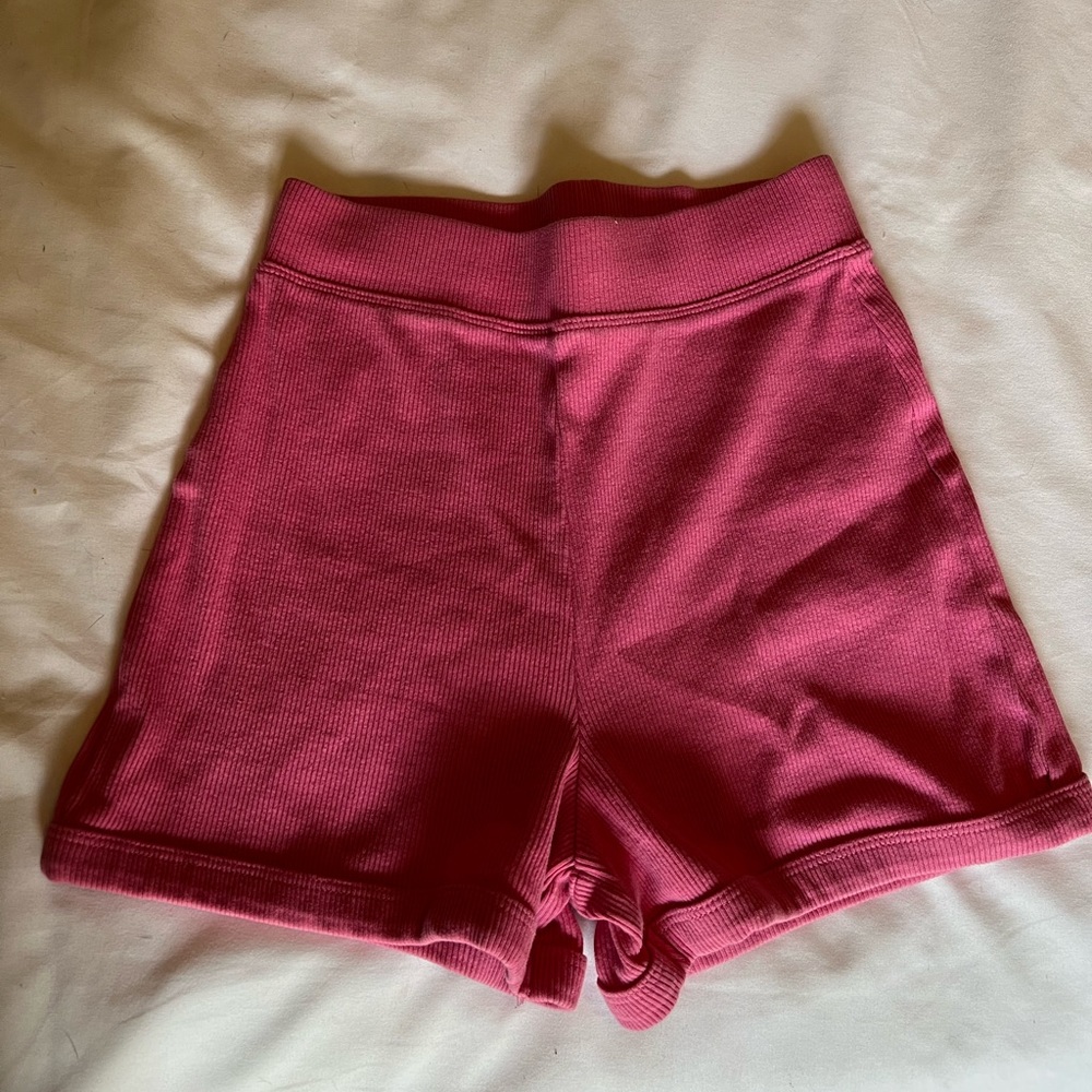 Zara ribbed shorts
